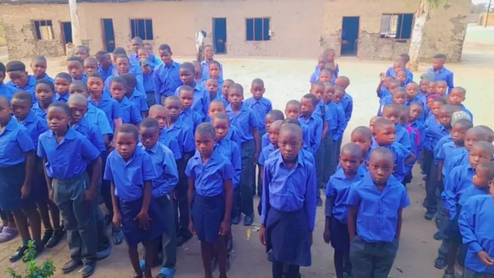 Namiyundu Primary School learners
